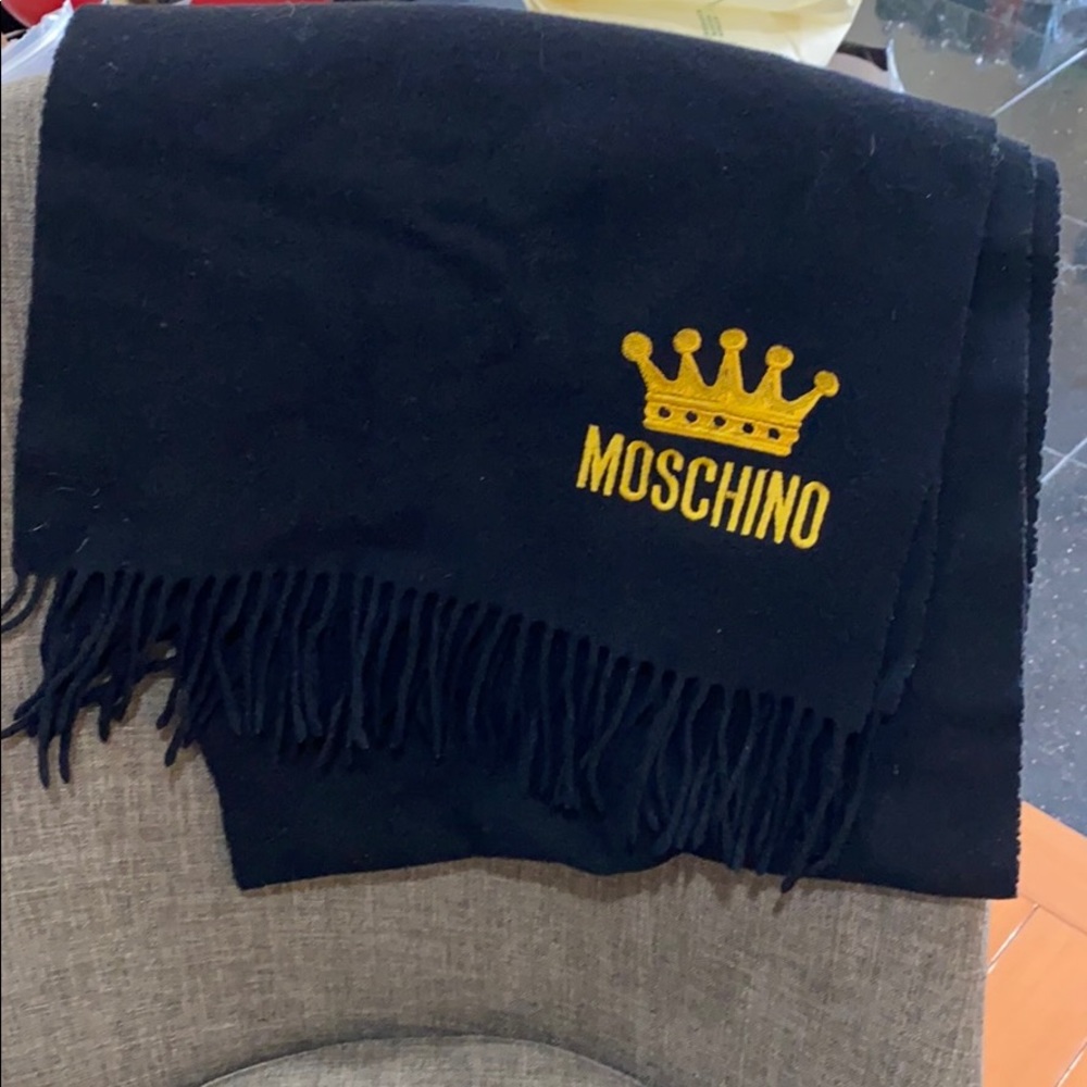 Moschino black scarf